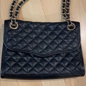 Rebecca Minkoff Black Crossbody Bag w/ Gold Chain